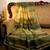 Printed orgenza silk silver gold lampi  lace work dupatta