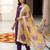 Printed orgenza silk silver gold lampi  lace work dupatta
