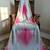 Printed orgenza silk silver gold lampi  lace work dupatta