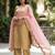 Baby pink  colour orgenza silk fabric thred sequnce embrodery dupatta