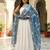 Printed orgenza silk multi sequnce lace work dupatta