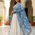 Printed orgenza silk multi sequnce lace work dupatta