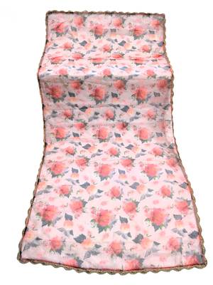 Printed orgenza silk multi sequnce lace work dupatta 4