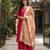 Printed orgenza silk multi sequnce lace work dupatta