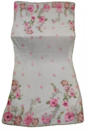 Printed orgenza silk multi sequnce lace work dupatta