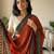 Printed raw cotton silk multi thred lace work stall dupatta
