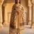 Printed raw cotton silk multi thred lace work stall dupatta