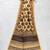 Printed raw cotton silk multi thred lace work stall dupatta