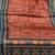 Printed raw cotton silk multi thred lace work stall dupatta