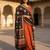 Printed raw cotton silk multi thred lace work stall dupatta
