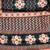 Printed raw cotton silk multi thred lace work stall dupatta