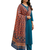 Printed raw cotton silk multi thred lace work stall dupatta