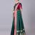 Rama soft banarasi silk blend saree with zari weaving meenakari design