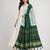 Pure gajji silk bandhani digital print dupatta with lagdi patta pallu with handwork (wedding special)