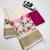 white-pink green color flower checks linen cotton blend digital printed sarees