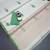 white green color linen cotton blend digital printed fancy lace border sarees