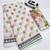 white-pink color linen cotton blend flower digital printed sarees