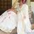 white pink color linen cotton blend digital printed sarees