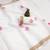 white pink color linen cotton blend digital printed sarees