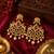 Gold plated cz chandbali earrings with pearls for women | traditional bridal jewelry
