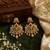 Gold plated cz chandbali earrings with pearls for women | traditional bridal jewelry