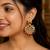 Gold plated cz chandbali earrings with ruby beads for women | bridal ethnic jewelry