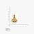 Gold plated cz chandbali earrings with pearls | south indian temple jewelry for women