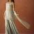 pista crush silk blend kurta palazzo set - embroidered organza dupatta suit