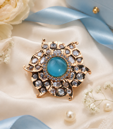 Ocean Aura Luxury American Diamond Adjustable Ring