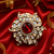 Regal red bloom american diamond adjustable ring