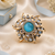 Ocean Aura Luxury American Diamond Adjustable Ring