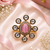 Blush glow gold finish adjustable ring