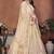 Beige Sequins Embroidered Georgette A Line Bridal Lehenga Choli with Dupatta