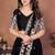Black Sequins Embroidered Georgette A Line Lehenga Choli with Dupatta