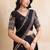 Black Sequins Embroidered Georgette A Line Lehenga Choli with Dupatta