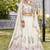 Off White Sequins Embroidered Polyester A Line Lehenga Choli with Dupatta