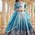 Sea Green Sequins Embroidered Silk Blend A Line Bridal Lehenga Choli with Dupatta