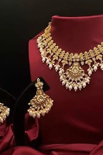 Sannidhi swarna temple bridal necklace