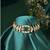 Ratna royal mossanite green golden choker necklace