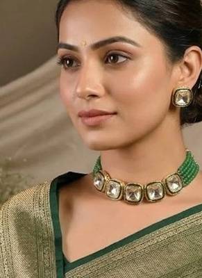 Kritida bridal polki choker necklace 1