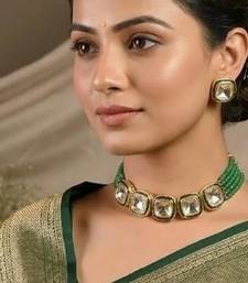 Kritida bridal polki choker necklace