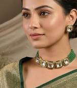 Kritida bridal polki choker necklace