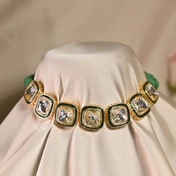 Kritida bridal polki choker necklace 3