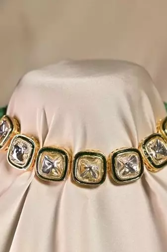 Kritida bridal polki choker necklace