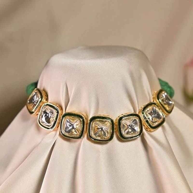 Kritida bridal polki choker necklace
