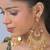 Sitaara kundan chandbali statement earring