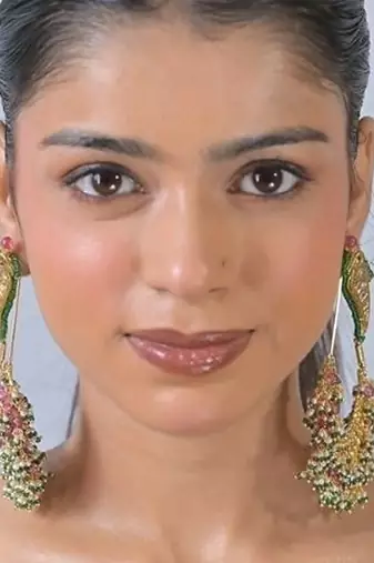 Ruhani kundan chandbali statement earring
