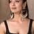 Ahilya jadau white traditional chandbali earrings