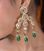 Pavitra boho kundan earrings