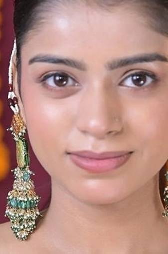 Shikara shine jadau string kashmiri earrings